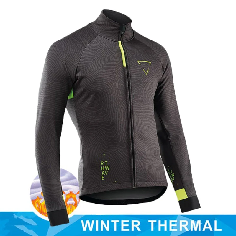 Title 6, Camisa de Ciclismo Masculina Inverno Quente Lã ...