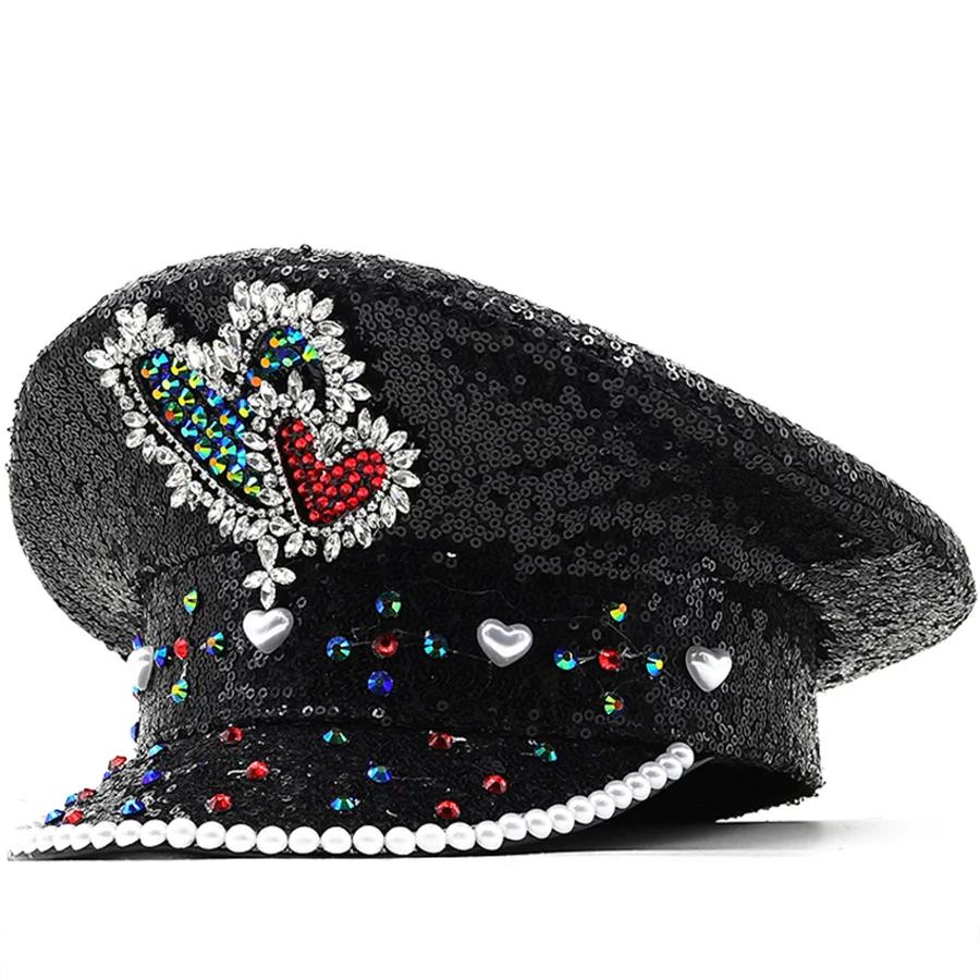 Title 2, Sequin Love Gift Wide Brim Hat Performance And ...