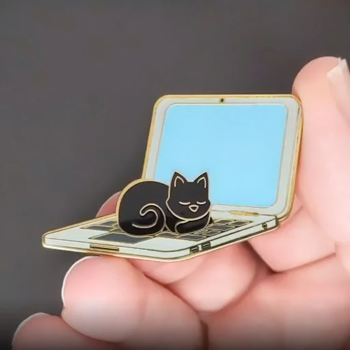 Title 3, Broche de gato de desenho animado fofo para mul...