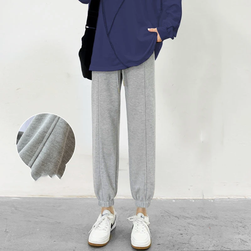Dames sportbroek, dun voor lente en herfst, nieuwe stijl. Comfortabele en ademende broek, ideaal voor sport en vrijetijdsbesteding. — foto 2