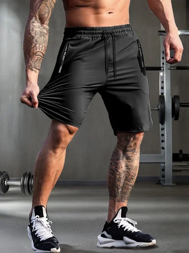 Title 3, Plus Size Mens Shorts Quick-drying Boxers Fash...