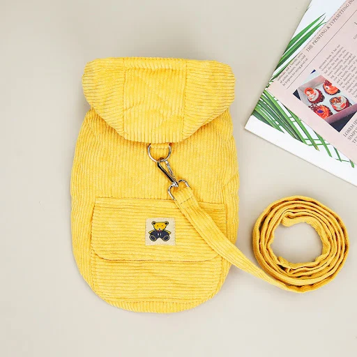 Title 6, Winter Cotton-padded Jacket for Dogs with Tract...