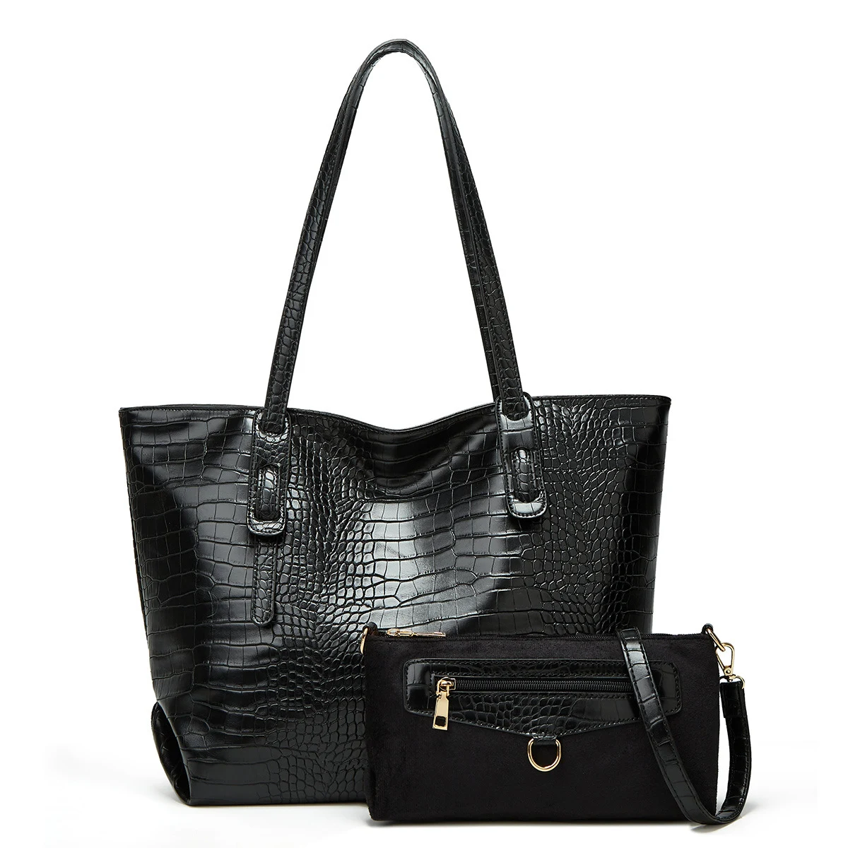 Title 3, New Trendy Print Tote One-shoulder Messenger Ba...