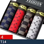 Men's Pure Cotton Underwear Flat Corner Waist design for superior comfort and breathability, perfect for everyday wear. — photo 4