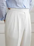 Non-iron Seersucker Casual Pants High Waist Straight Trousers, effortless style and all-day comfort. — photo 17