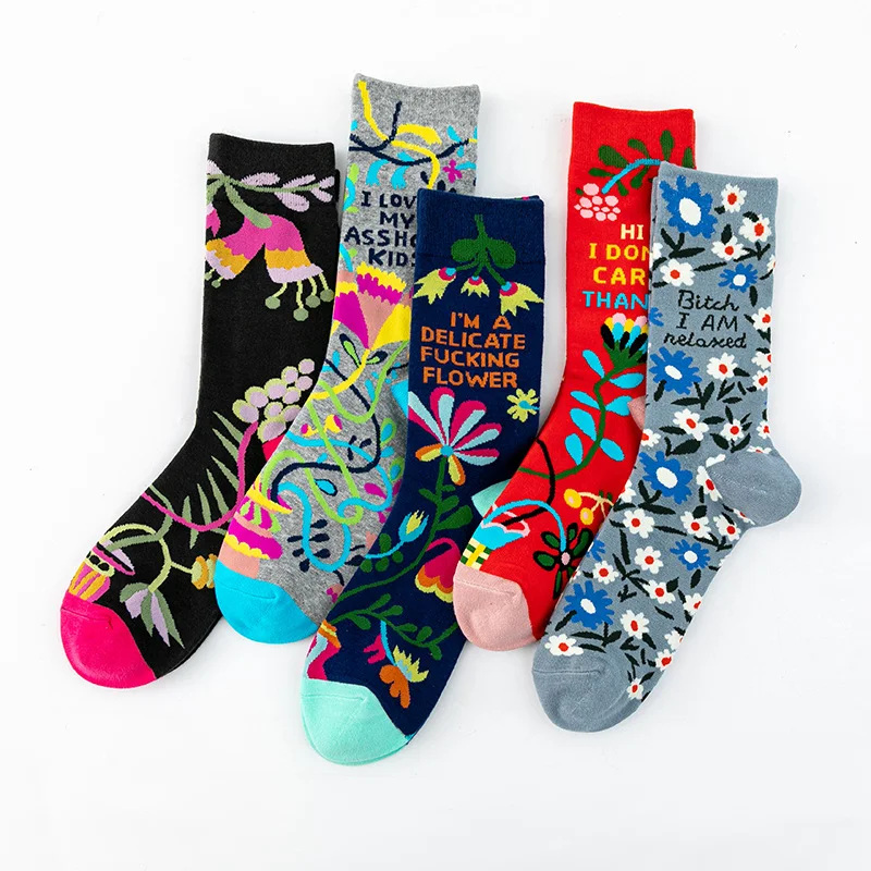 Title 10, Fashion Color Matching Mens Mid-tube Socks off...