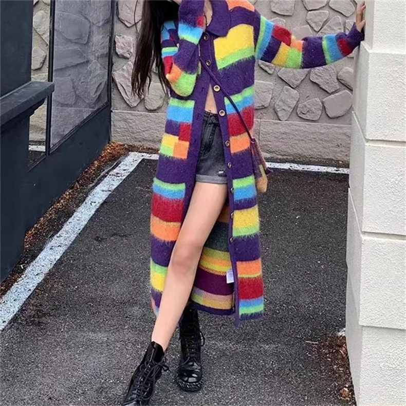 Title 2, Fashion Slimming Candy Color Coat Retro Lazy St...