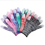 Striped finger painting