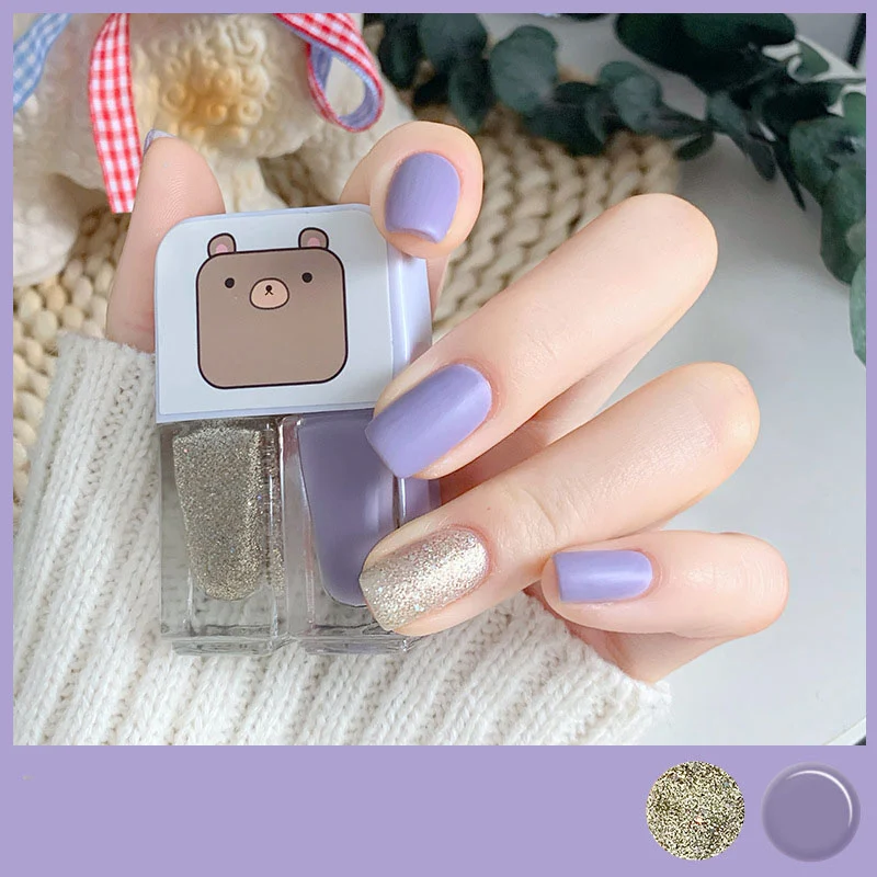 Title 4, Gemini 28-Color Nail Polish Set No Bake Quick D...