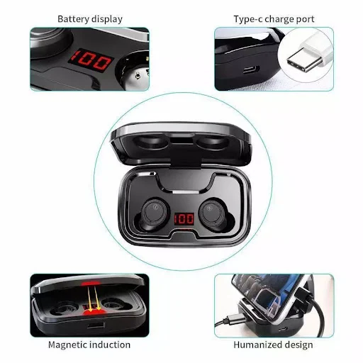 Title 1, Bluetooth Gaming Headset with Mobile Phone Char...