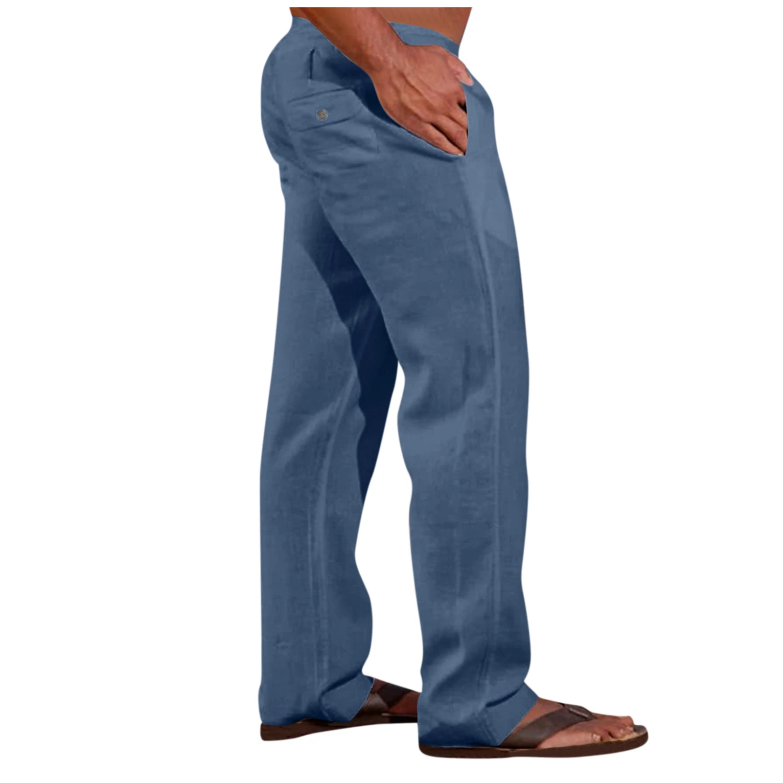 Title 14, Heren strandbroek met elastische tailleband en ...