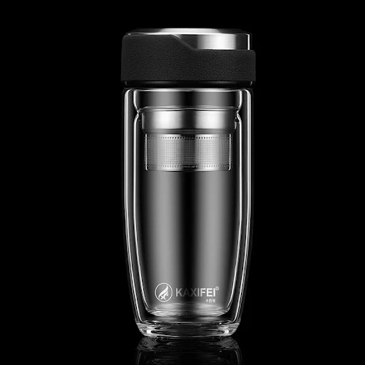 Title 2, Chinese Double Glass Car Portable Cup. Keep you...