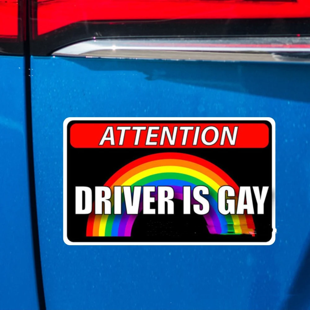 S-334 Interesting Color Automobile Sticker Bumper Stickers Personalized Creative Gay Reflective Decoration Garland — photo 7