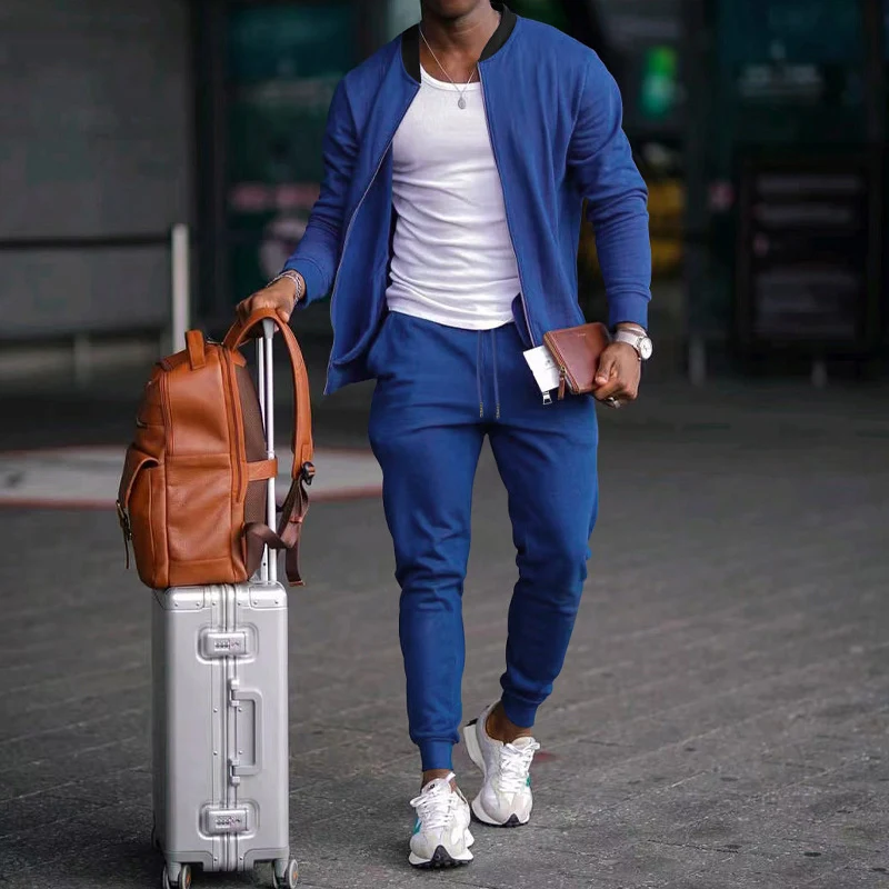 Conjunto Esportivo Casual Masculino Duas Peças Outdoor Conforto e Estilo para Esportes e Lazer Ideal para Atividades ao Ar Livre. — foto 26
