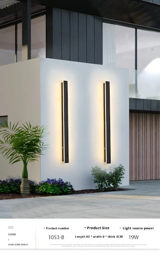 Title 5, Minimalist Strip Outdoor Waterproof Decorative ...