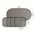 5 Pack Side Window Sunshade Sock Screen — photo 8