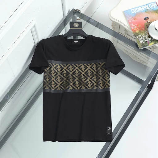 Title 3, Summer mens mercerized cotton T-shirt