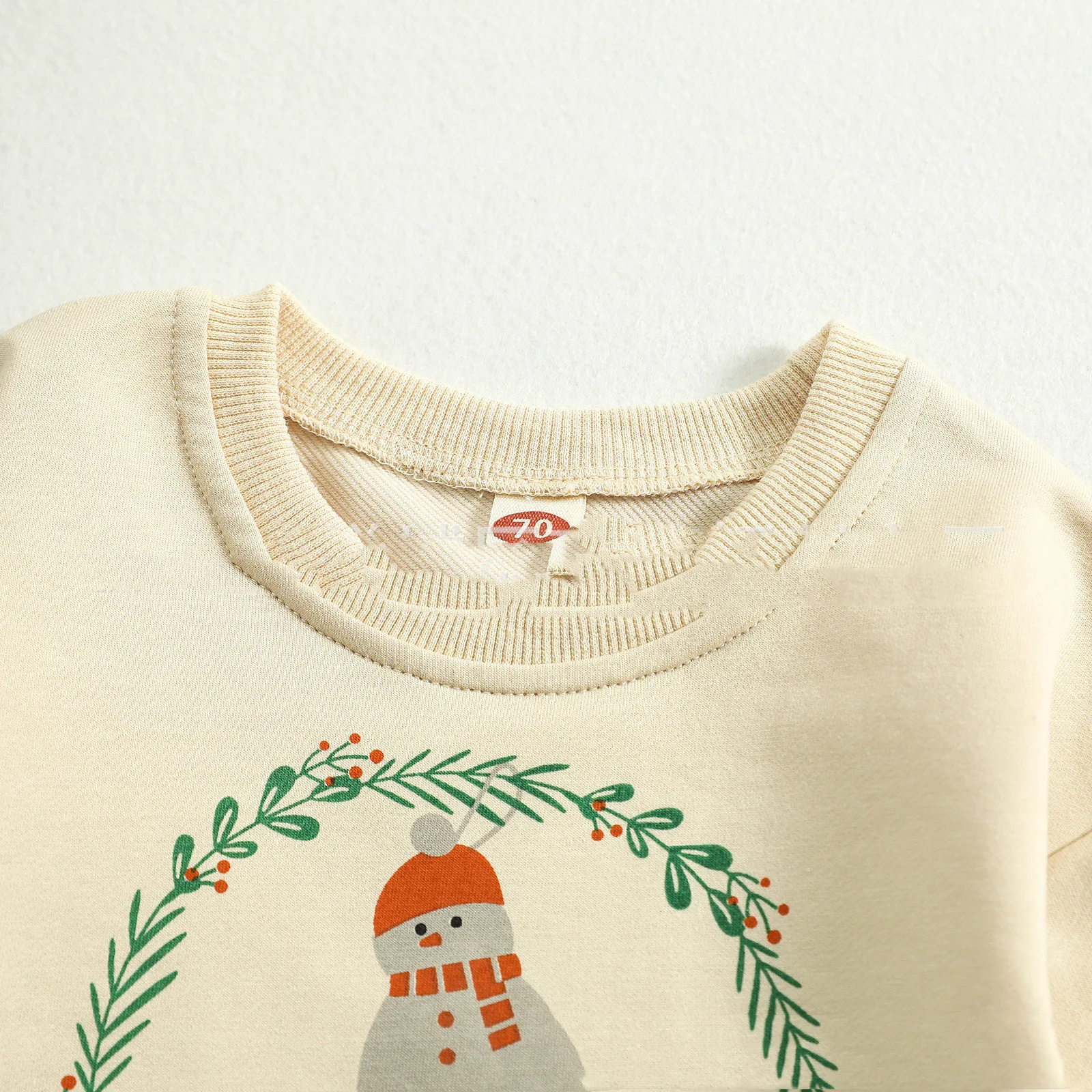 Macacão Triangular de Natal com Letras para Bebês Meninos e Meninas, Roupa Festiva Confortável, Ideal para a Primeira Celebração — foto 7