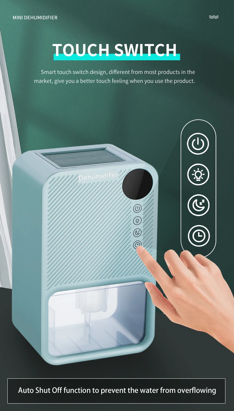 Title 7, Small Household Dehumidifier for Bedroom Mini A...
