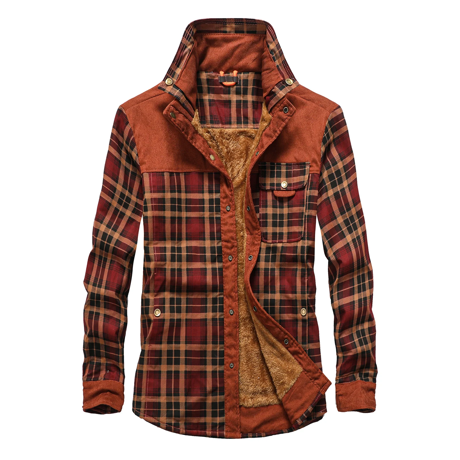 Title 6, Thick Long Sleeved Casual Loose Warm Shirt, per...