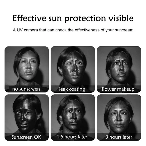 Title 16, UV Sun Protection Camera Skin Care Reminder Che...
