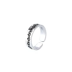 Anel Crack Texturizado Masculino Single Trend. Anel singular para homens modernos. Design único para um visual estiloso e cheio de personalidade. — foto 2