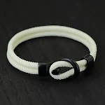 Pulseira de corda de moda masculina Dupla camada para camping ao ar livre. Resistente e estilosa, perfeita para aventuras e uso diário. — foto 11