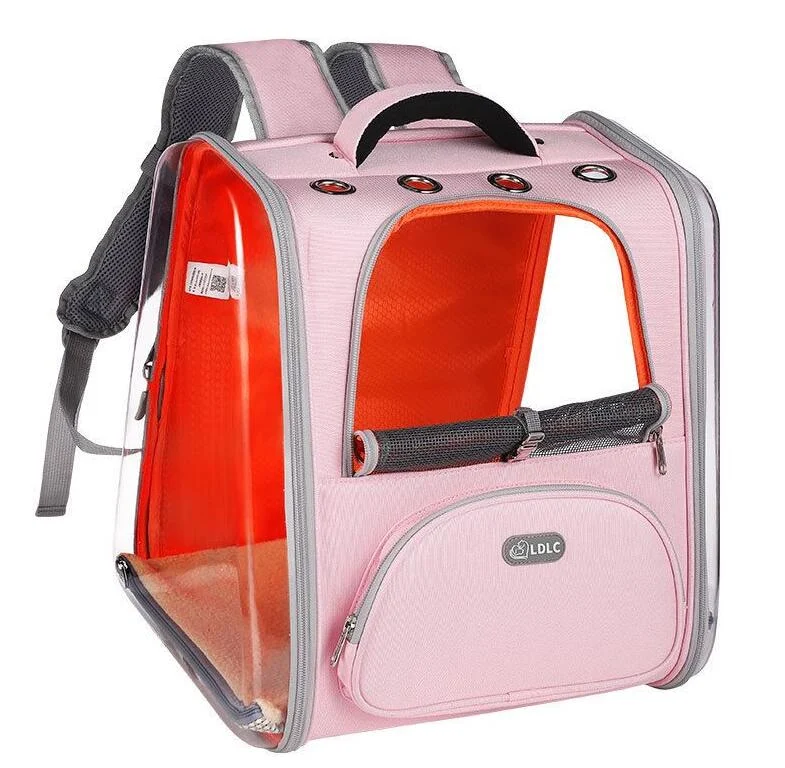 Draagbare transparante Space Capsule kattenrugzak. Comfortabel en veilig reizen met je kat. Ideaal voor uitstapjes en dierenartsbezoeken. — foto 4