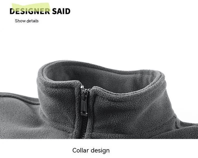 Title 18, Mens Polyester Polar Fleece Thickened Warm Sui...