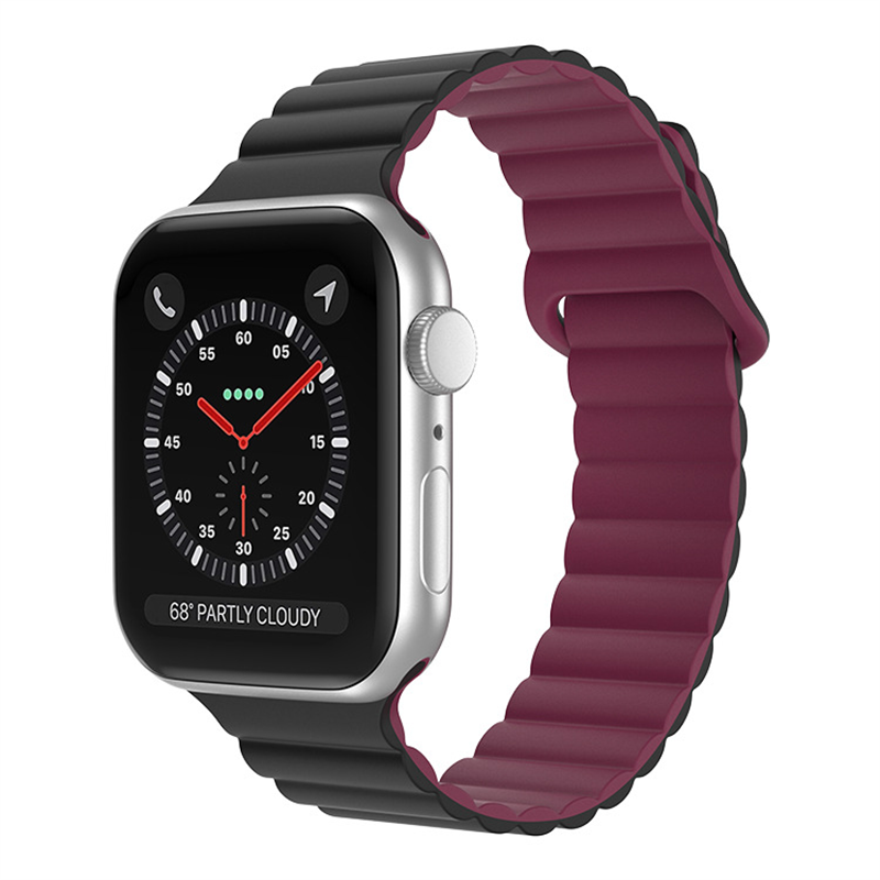 Pulseira de relógio com laço de sucção magnética. Ajuste fácil, fecho seguro e design elegante para conforto e praticidade no pulso. — foto 2