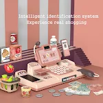Supermercado Infantil Caixa Registradora Brinquedo. Estimula a criatividade e aprendizado. Set completo para brincar de mercadinho. Diversão garantida! — foto 6