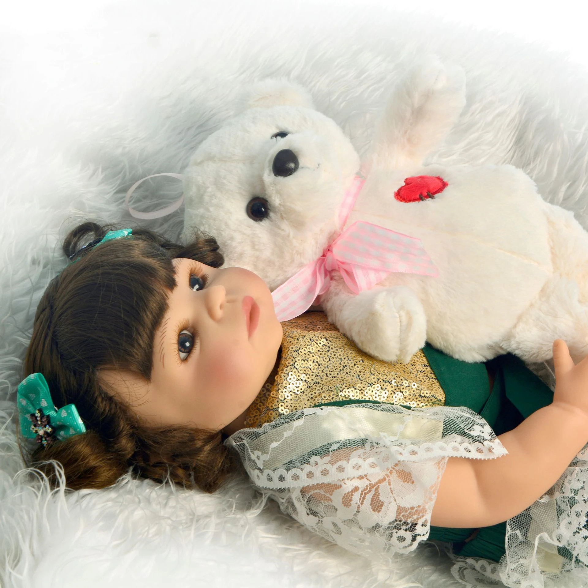Title 5, Boneca Reborn de 55cm Bebê de Simulação