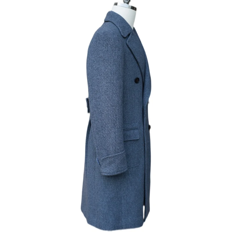Title 1, Mens Wool Double Breasted Polo Coat Timeless e...