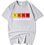 T-shirt da uomo divertente manica corta porta allegria nel tuo guardaroba. Comodo, alla moda e perfetto per strappare un sorriso. Ideale per ogni occasione. — foto 5