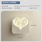 White Love Heart