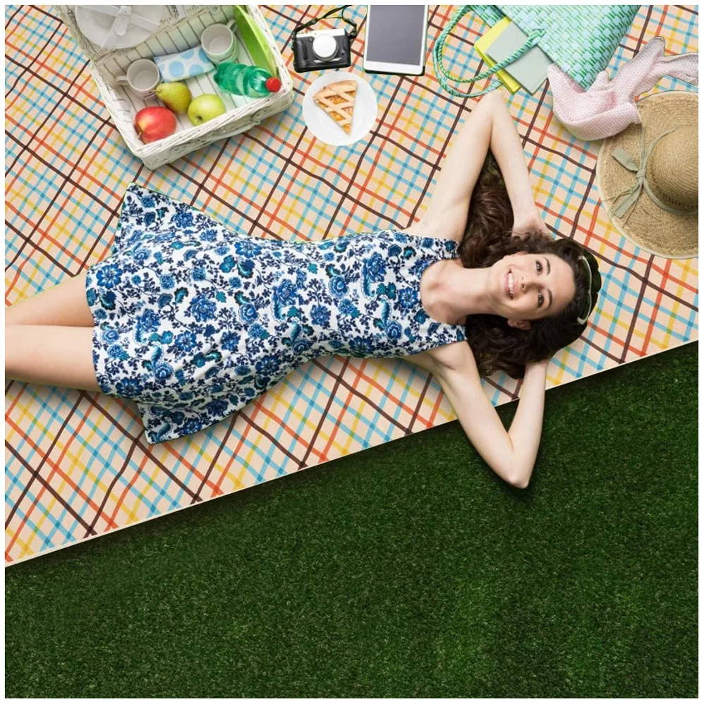 Title 5, Thickened Moisture-Proof Camping Mat Picnic Clo...