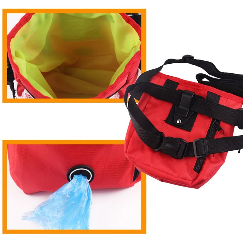 Drawstring Pocket Dog Pouch for Walking. Carry food, treats, and snacks with ease. A convenient and practical bag for do — photo 6