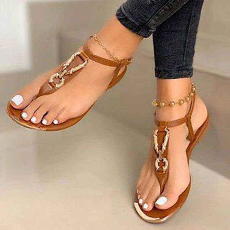 Fashion Round Toe Herringbone Beach Thong Sandals. Comfortable and stylish footwear for the beach. Perfect for summer, o — photo 3