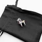 Pingente Alpaca Cavalo de Lama Tridimensional para Homens e Mulheres. Adicione um toque divertido e único ao seu visual. — foto 4
