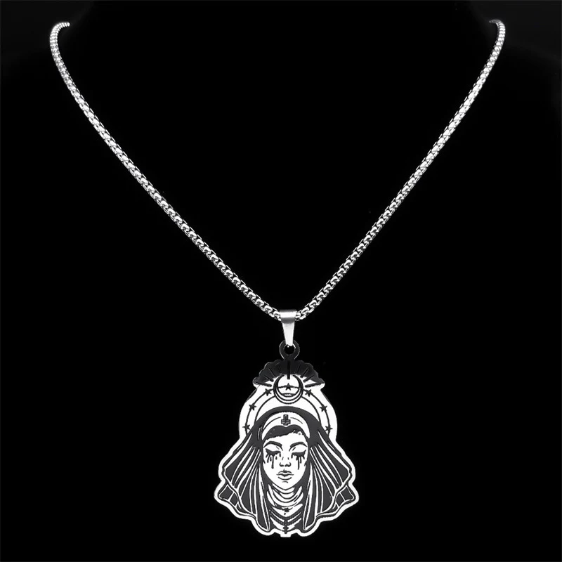Title 5, Conjunto de colar feminino e brincos unissex em...