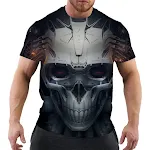 Men's 3D Digital Printed Short Sleeve T-shirt. Breathable fabric, stylish designs for summer comfort and a unique, moder — photo 35