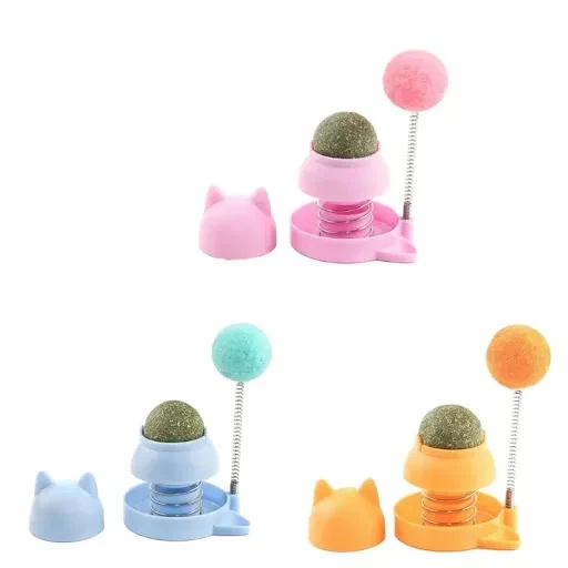 Catnip Wall Toys Edible Catnip Bubbles And Balls That Stick On Wall Catnips Bubbles Lickables For Cats Catnip Ball Toy F — photo 6