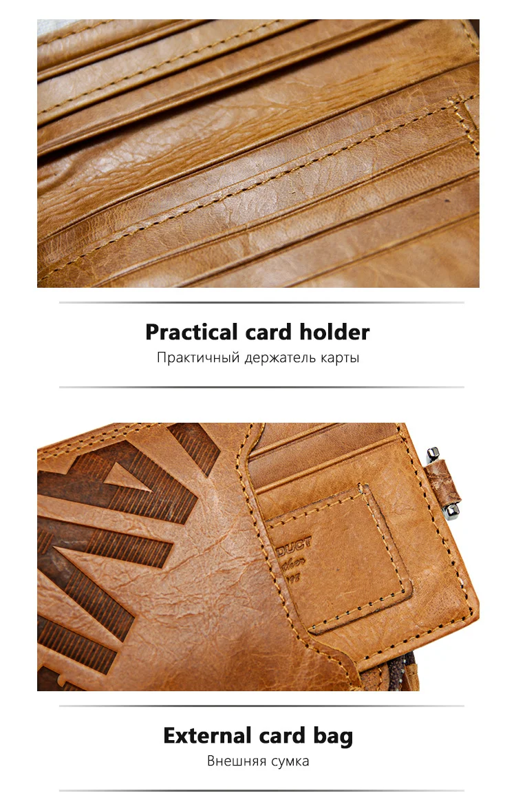Title 4, Vintage Leather Mens Bag Multifunctional Coin ...