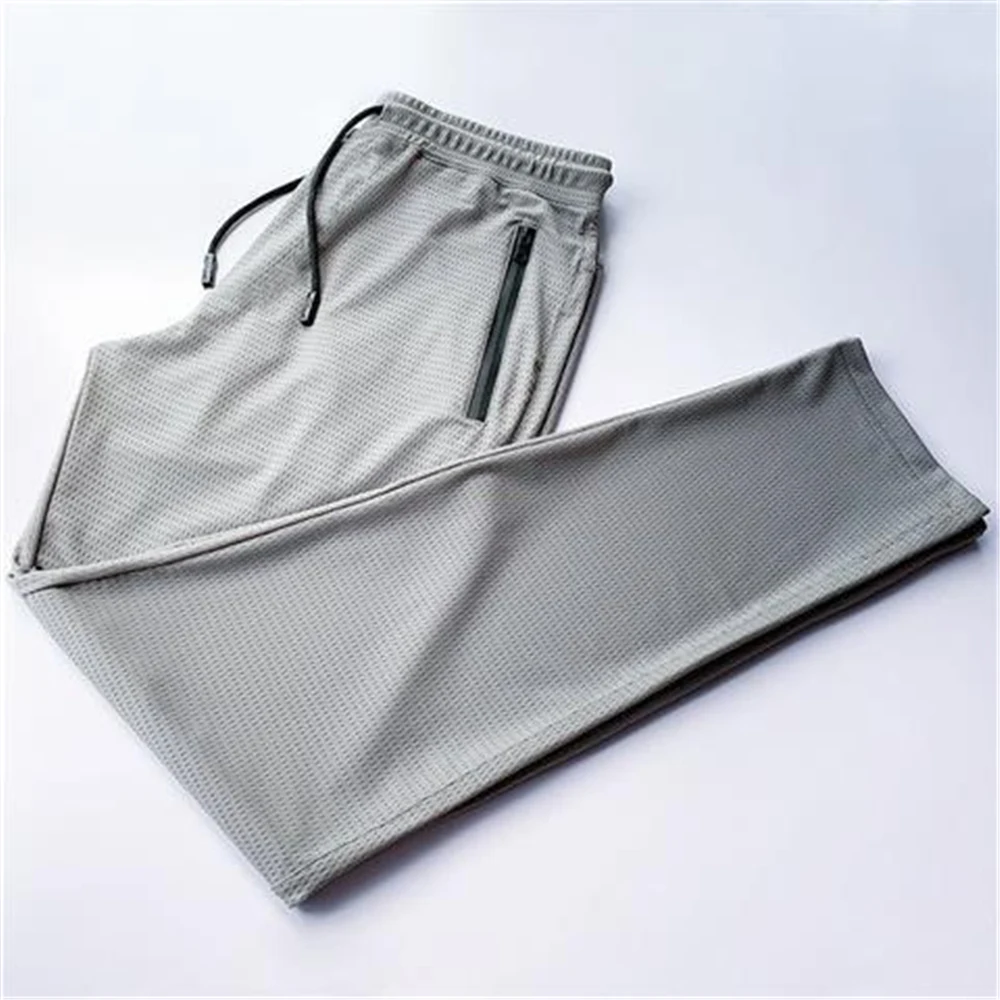 Men's Ice Silk Trousers Trendy and Casual Breathable and Comfortable Lightweight Fabric Perfect for Summer Everyday Wear — photo 5
