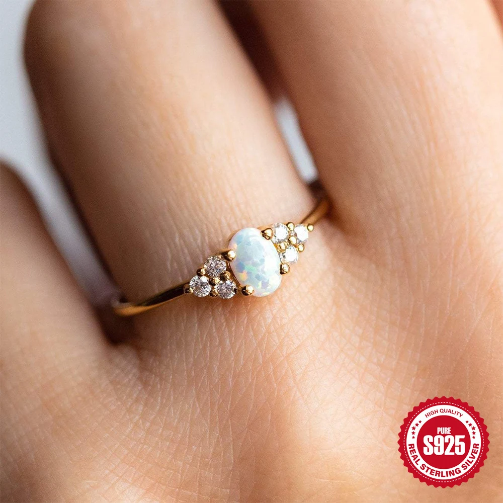 Title 3, Modieuze damesring van S925 sterling zilver met...