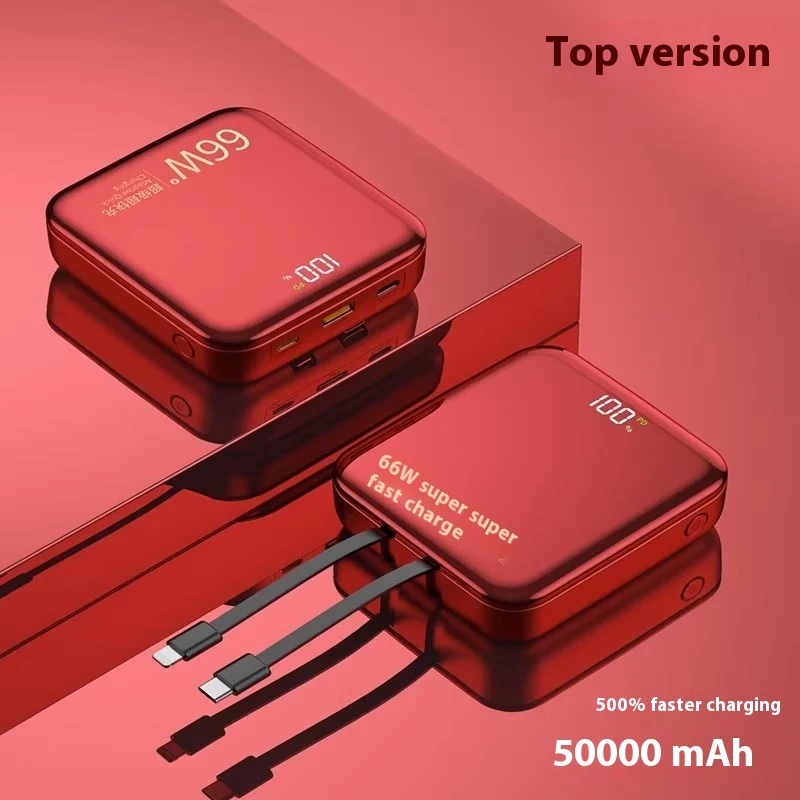 Large Capacity Super Fast Charge Power Bank With Cable. Keep your devices powered on the go with this high-capacity, fas — photo 26