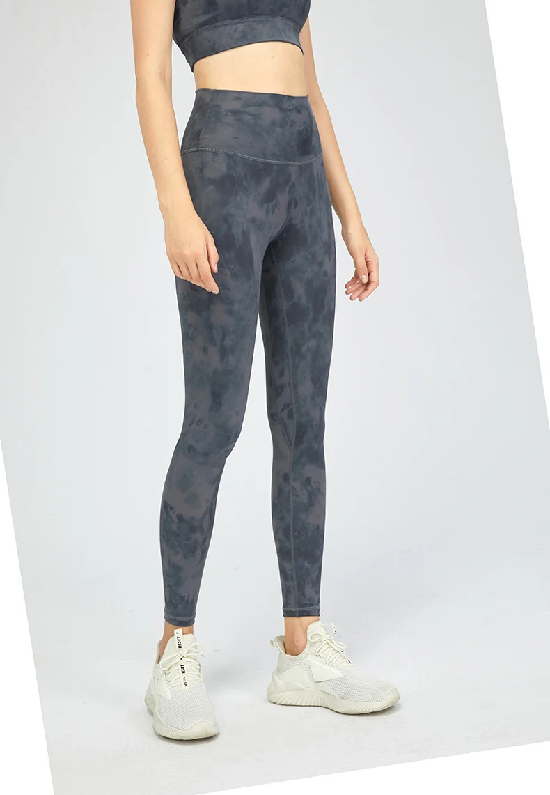 Title 7, Nude Skinny afslankende sport cropped broek met...