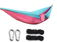 Title 2, Ultralight outdoor camping nylon hammock, doubl...