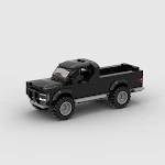 Blocchi da costruzione per bambini Pickup Truck Modello auto sportiva, stimola creatività, abilità motorie, gioco e apprendimento. — foto 1