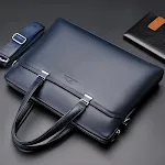 Valigetta da lavoro uomo Borsa business elegante con scomparti per laptop e documenti. Perfetta per professionisti. Design funzionale e sofisticato. — foto 4